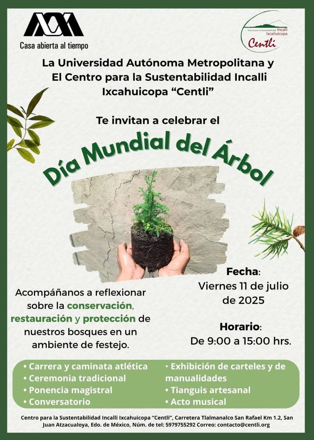 Evento: Ven a celebrar con nosotros el Día Mundial del Árbol